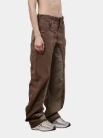 Reworked Duo-Tone Utility Pants with Buckle Belt - Image 11