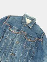 Reborn Embroidery Reworked Denim Jacket - Image 14