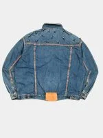 Reborn Embroidery Reworked Denim Jacket - Image 13