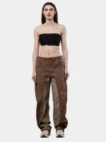 Reworked Duo-Tone Utility Pants with Buckle Belt - Image 9