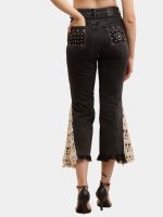 Hem Spell Crochet Jeans - Image 2
