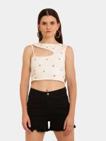 Asymmetrical Vintage Inspired Floral Top