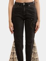 Hem Spell Crochet Jeans - Image 15
