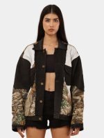 Reworked Patchwork Jacket Crafted from Realtree & Vintage Denim - Image 11