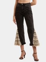 Hem Spell Crochet Jeans - Image 11
