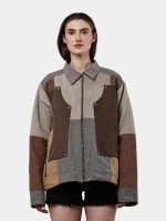 Reworked Carhartt Canvas Patchwork Jacket - Image 9
