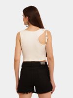 Asymmetrical Vintage Inspired Floral Top - Image 3