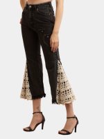 Hem Spell Crochet Jeans - Image 6