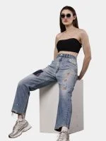 Reworked Levi’s 501 Hand-Thread Patchwork Jeans