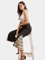 Hem Spell Crochet Jeans - Image 5