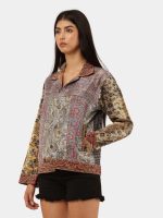 Reworked Embroidered Patchwork Jacket – Artisan Panel Design (S–L) - Image 18