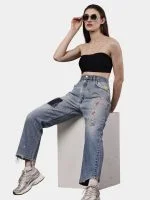 Reworked Levi’s 501 Hand-Thread Patchwork Jeans - Image 4