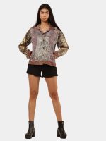 Reworked Embroidered Patchwork Jacket – Artisan Panel Design (S–L) - Image 10