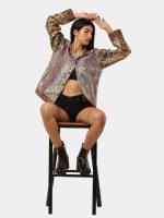 Reworked Embroidered Patchwork Jacket – Artisan Panel Design (S–L) - Image 14