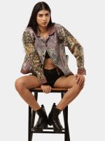 Reworked Embroidered Patchwork Jacket – Artisan Panel Design (S–L) - Image 4