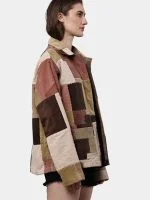 Reworked Corduroy Patchwork Jacket - Image 14