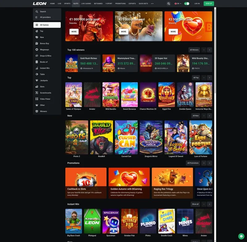 Canada - leon casino review